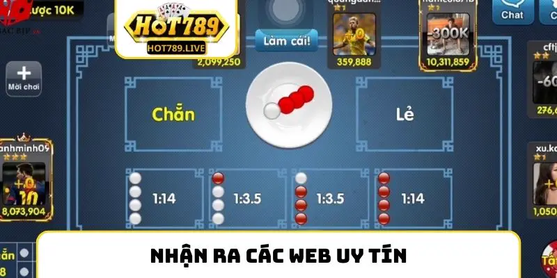 Nhận ra các web uy tín không chơi xóc đĩa bịp
